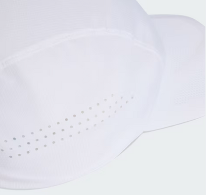 AA-B32 (Adidas running x adizero lightweight climacool strap cap white/black osfm) 52692646