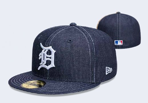 NEC-R73 (New era 5950 detroit tigers denim contrast fitted hat grey UV denim/white) 52693970