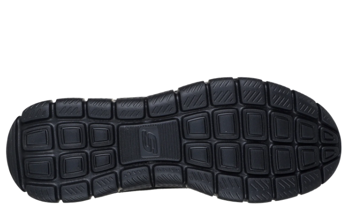 S-Y12 (Skechers track ezral wide fit shoes black) 62696956