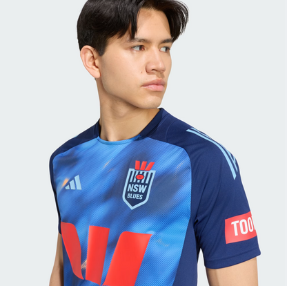 AA-K32 (Adidas westpac new south wales blues performance t-shirt dark blue) 62694808