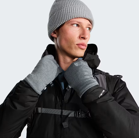 NFA-J10 (The north face etip recycled gloves heather grey) 62693913