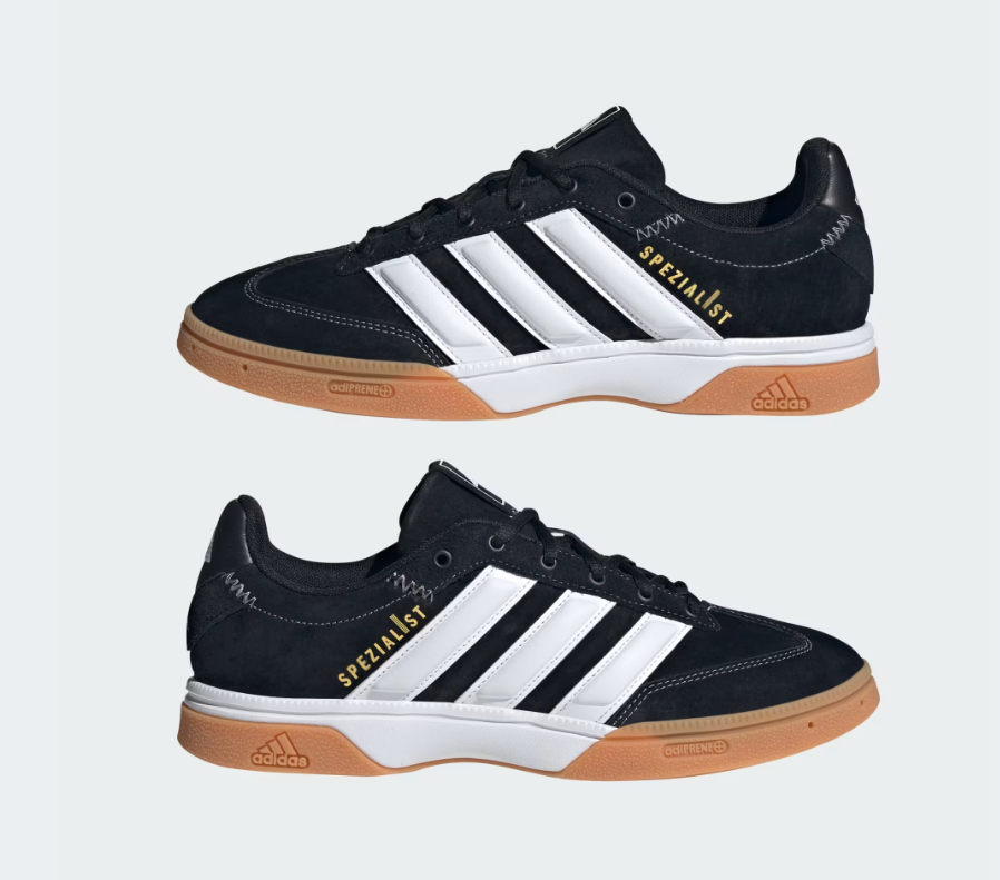 A-Z72 (Adidas spezialist indoor shoes black/white) 62698080