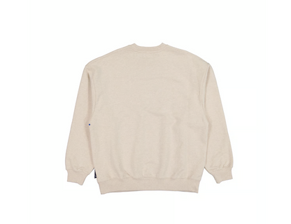 NTA-P16 (Nautica oversize arch sweatshirt beige) 626910435