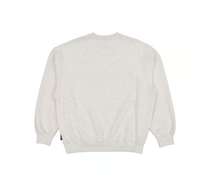 NTA-Q16 (Nautica oversize 83 flag sweatshirt light grey) 62698261