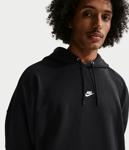 NA-A50 (Nike sportswear club oversized french terry pullover hoodie black/white) 62695217