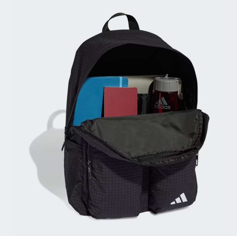 AE-N9 (Adidas essentials back to campus backpack black/white) 72693126