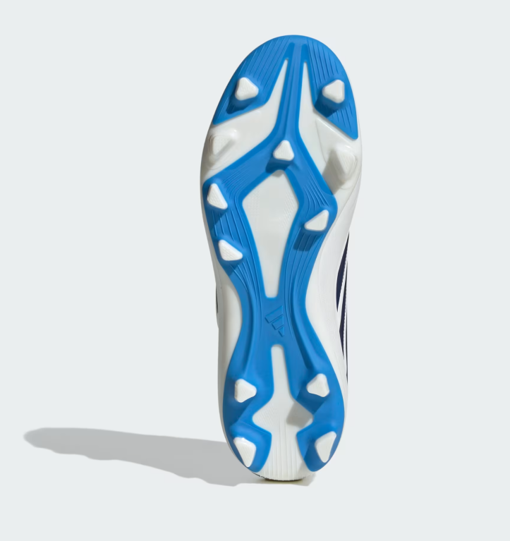 A-D73 (Adidas copa pure IV club firm/multi ground kids boot zero metallic/dark blue/lucid ray blue) 72693125