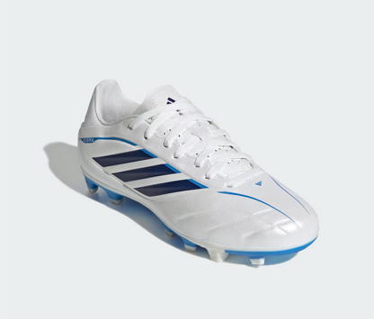 A-D73 (Adidas copa pure IV club firm/multi ground kids boot zero metallic/dark blue/lucid ray blue) 72693125