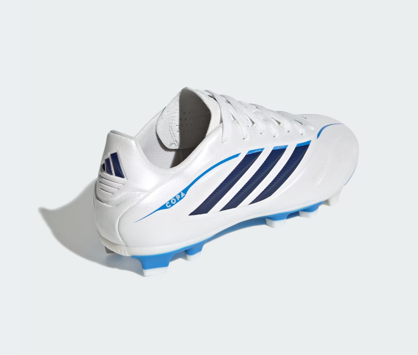 A-D73 (Adidas copa pure IV club firm/multi ground kids boot zero metallic/dark blue/lucid ray blue) 72693125