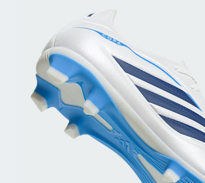 A-D73 (Adidas copa pure IV club firm/multi ground kids boot zero metallic/dark blue/lucid ray blue) 72693125