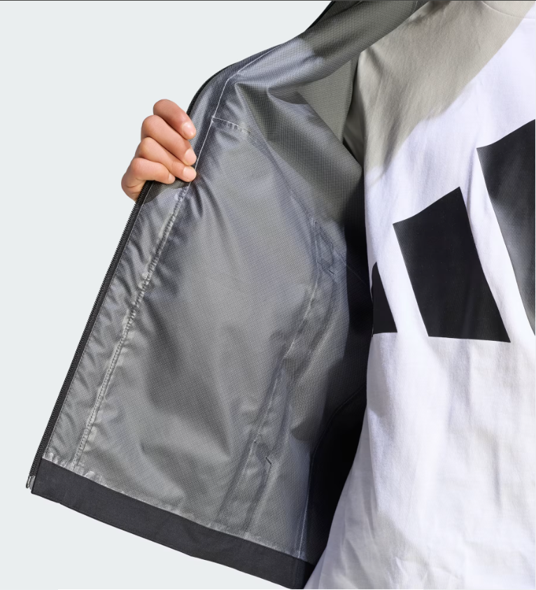 AA-O32 (Adidas essentials rain jacket black) 72698657