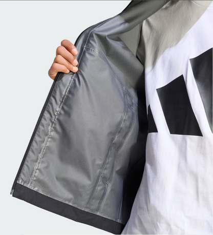 AA-O32 (Adidas essentials rain jacket black) 72698657