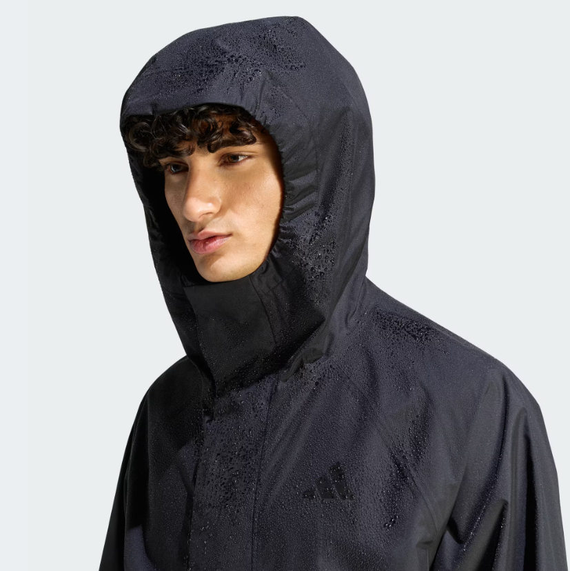 AA-O32 (Adidas essentials rain jacket black) 72698657