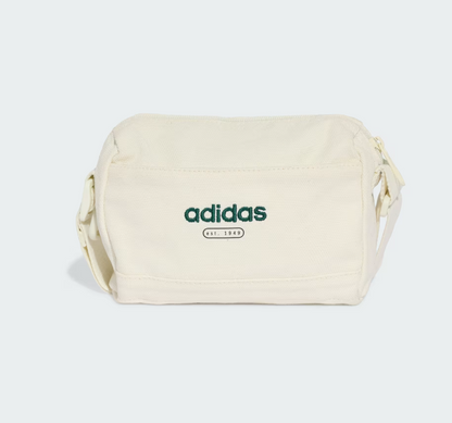 AE-P9 (Adidas canvas cross body bag ivory/green) 72692167
