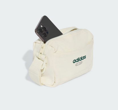 AE-P9 (Adidas canvas cross body bag ivory/green) 72692167