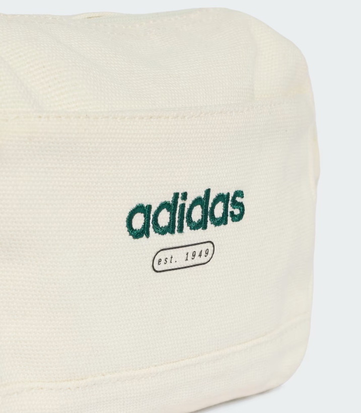 AE-P9 (Adidas canvas cross body bag ivory/green) 72692167