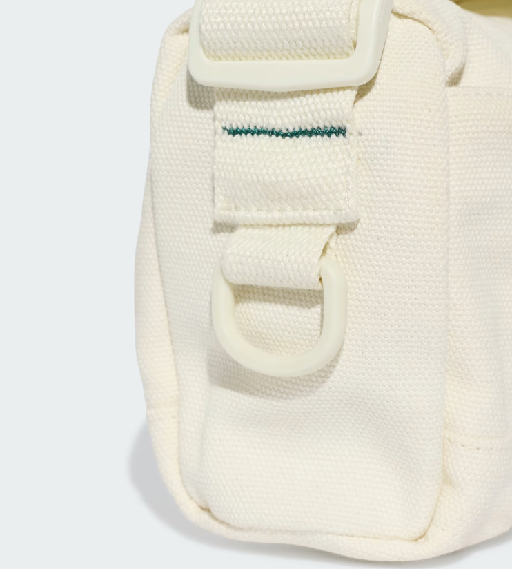 AE-P9 (Adidas canvas cross body bag ivory/green) 72692167