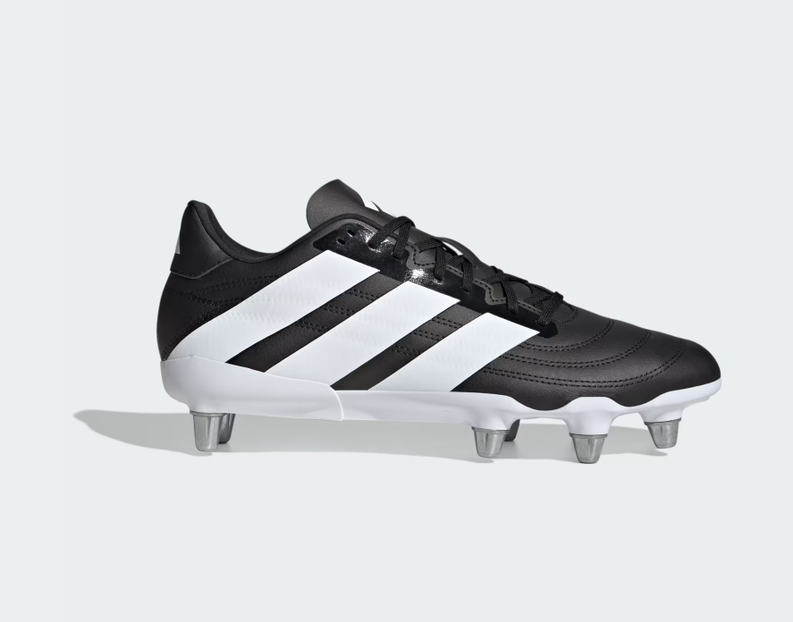 A-I73 (Adidas kakari soft ground boots black/white/silver metallic) 72697214