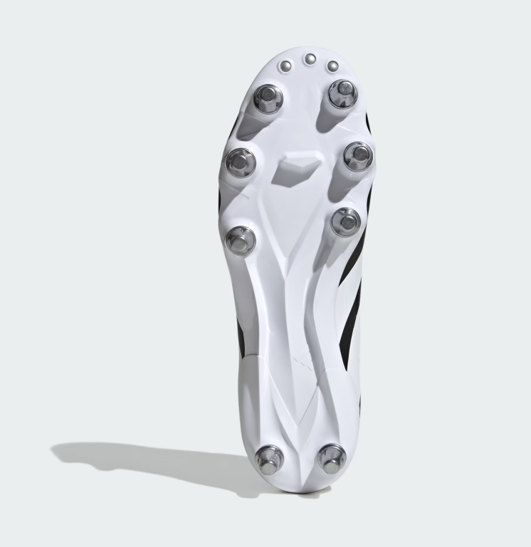 A-I73 (Adidas kakari soft ground boots black/white/silver metallic) 72697214