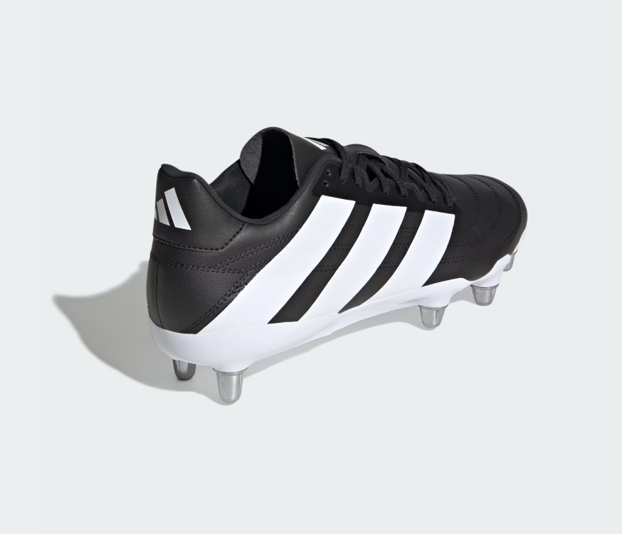 A-I73 (Adidas kakari soft ground boots black/white/silver metallic) 72697214