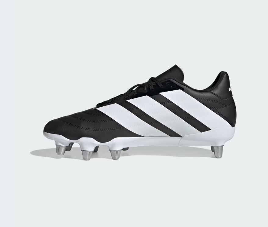 A-I73 (Adidas kakari soft ground boots black/white/silver metallic) 72697214