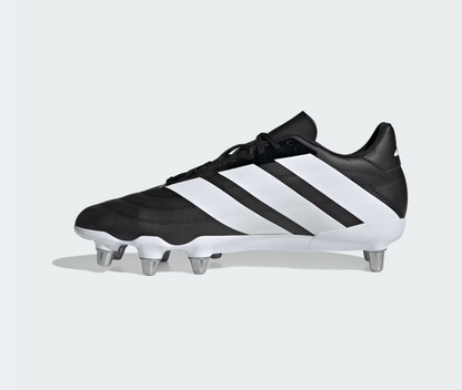 A-I73 (Adidas kakari soft ground boots black/white/silver metallic) 72697214