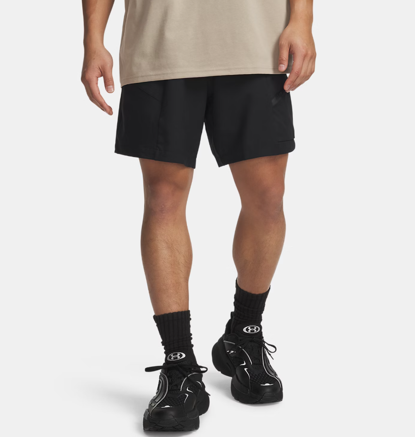 UAA-L16 (Under armour mens unstoppable woven shorts black) 72694347
