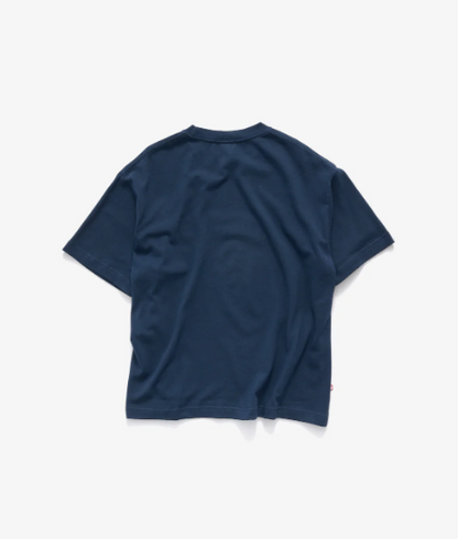 SSA-Q (S/Double stencil heavy weight tee navy) 72693478