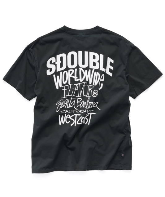 SSA-W (S/Double s flavor short sleeve heavy weight tee overdye black) 72693260
