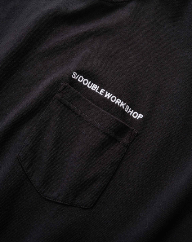 SSA-A1 (S/Double s country text short sleeve heavy weight tee overdye black) 72693478