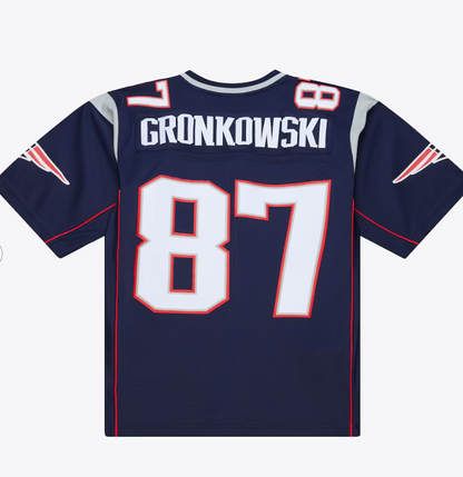 MNA-G52 (Mitchell & ness nfl new england patriots 2010 rob gronkowski legacy jersey navy) 726910869