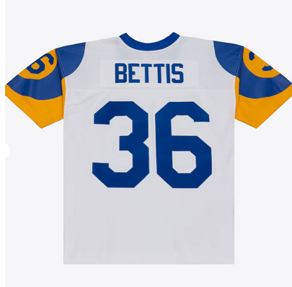 MNA-J52 (Mitchell & ness nfl los angeles rams 1993 jerome bettis legacy jersey white) 726910869