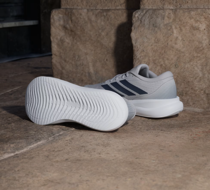 A-J73 (Adidas run flacon 6 cloudfoam running shoes grey/dark blue/black) 72695292