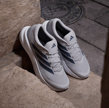 A-J73 (Adidas run flacon 6 cloudfoam running shoes grey/dark blue/black) 72695292