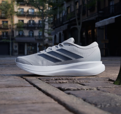 A-J73 (Adidas run flacon 6 cloudfoam running shoes grey/dark blue/black) 72695292