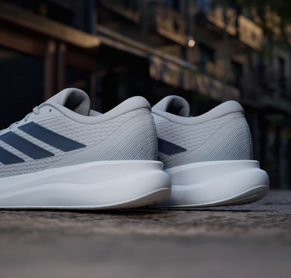 A-J73 (Adidas run flacon 6 cloudfoam running shoes grey/dark blue/black) 72695292