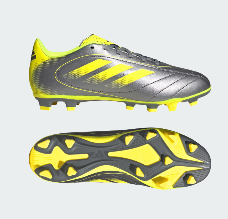 A-K73 (Adidas goletto IX firm/multi ground boots iron mettalic/solar yellow) 72694089