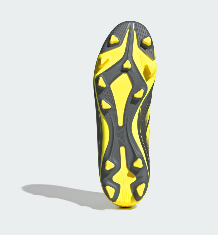 A-K73 (Adidas goletto IX firm/multi ground boots iron mettalic/solar yellow) 72694089