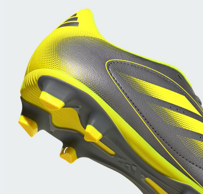 A-K73 (Adidas goletto IX firm/multi ground boots iron mettalic/solar yellow) 72694089