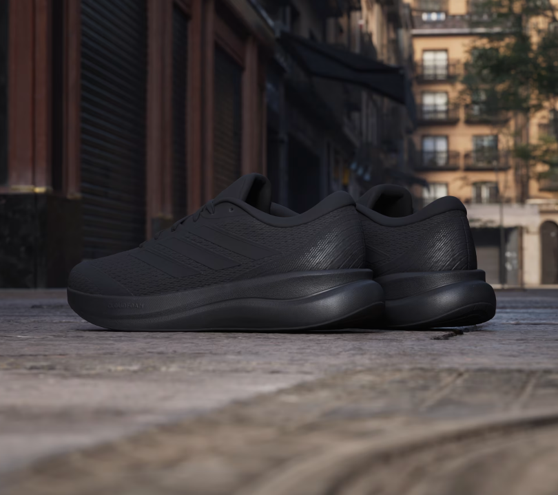 A-L73 (Adidas runfalcon 6 cloudfoam running shoes black/white) 82695292