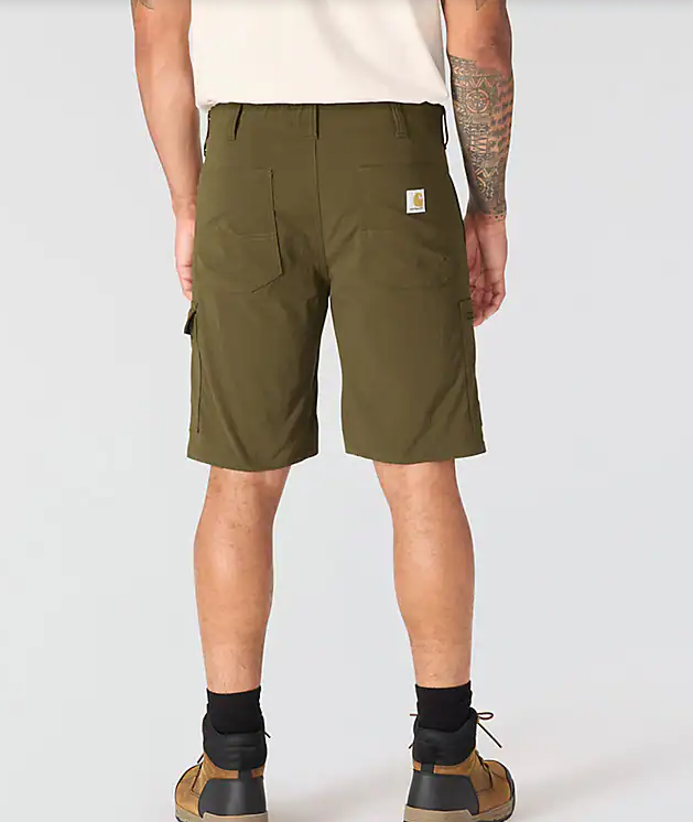 CHA-W9 (Carhartt relaxed 10" carhartt force ripstop cargo shorts burnished logs) 82698320