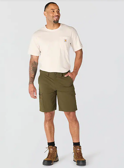 CHA-W9 (Carhartt relaxed 10" carhartt force ripstop cargo shorts burnished logs) 82698320