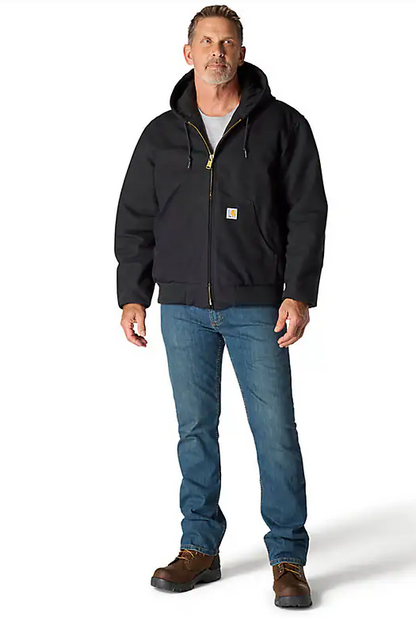 CHA-X9 (Carhartt iconic J140 firm duck active jacket black) 826918913