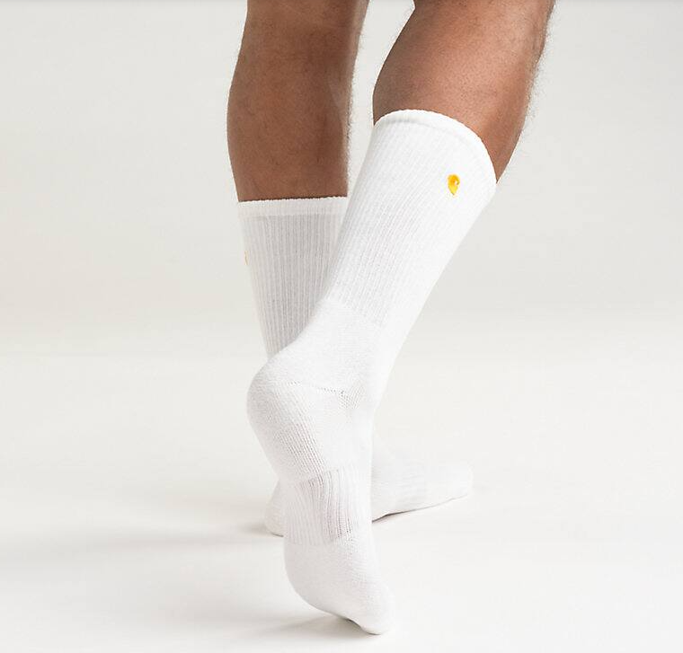 CHA-I10 (Carhartt force midweight crew sock 2 pack white) 82692520