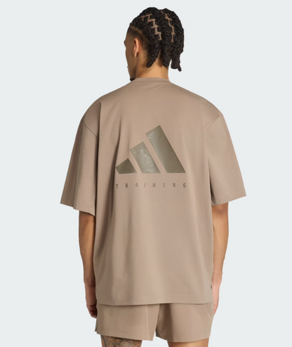 AA-T32 (Adidas primelift workout oversize tee khakhi/black) 82693125