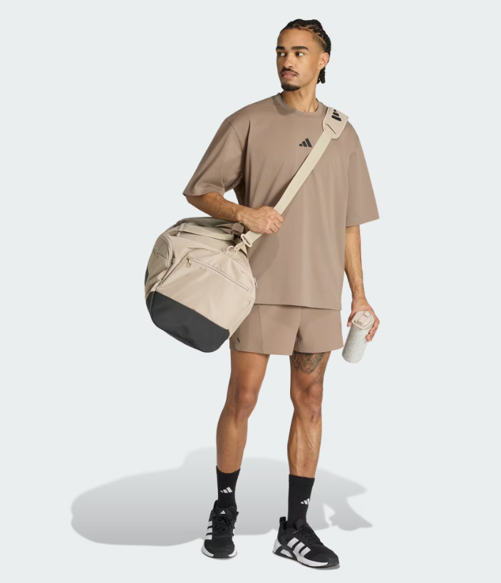 AA-T32 (Adidas primelift workout oversize tee khakhi/black) 82693125