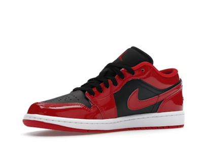 N-F140 (Nike air jordan 1 low se black/varsity red/white)