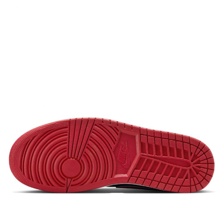 N-F140 (Nike air jordan 1 low se black/varsity red/white)