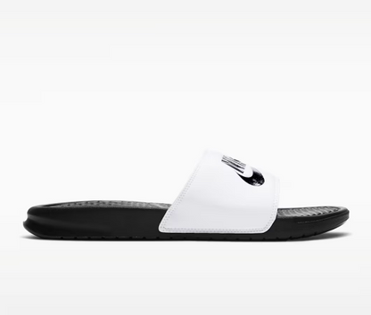 N-H140 (Nike benassi just do it slides white/black)