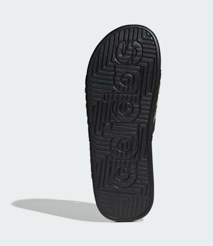 A-N73 (Adidas adissage slides black/gold metallic) 82692646